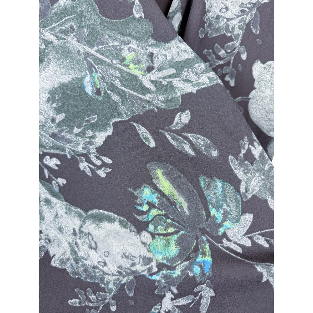 Aritzia Babaton Wallace Floral Botanical Full Wrap Dress S Whimsigoth Lined EUC - Picture 6 of 12